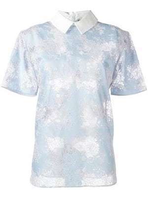 CARVEN フローラルレーストップス