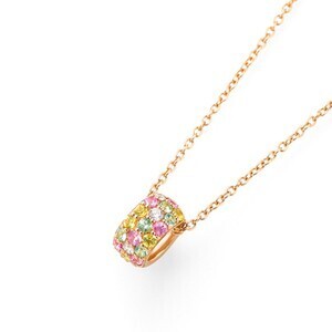 ポンテヴェキオ K18PGグリーンダイヤモンド/カラーサファイア/ダイヤモンドネックレス | Ponte Vecchio Online Shop