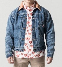 HUMAN MADE HEART PATTERN SHIRT
