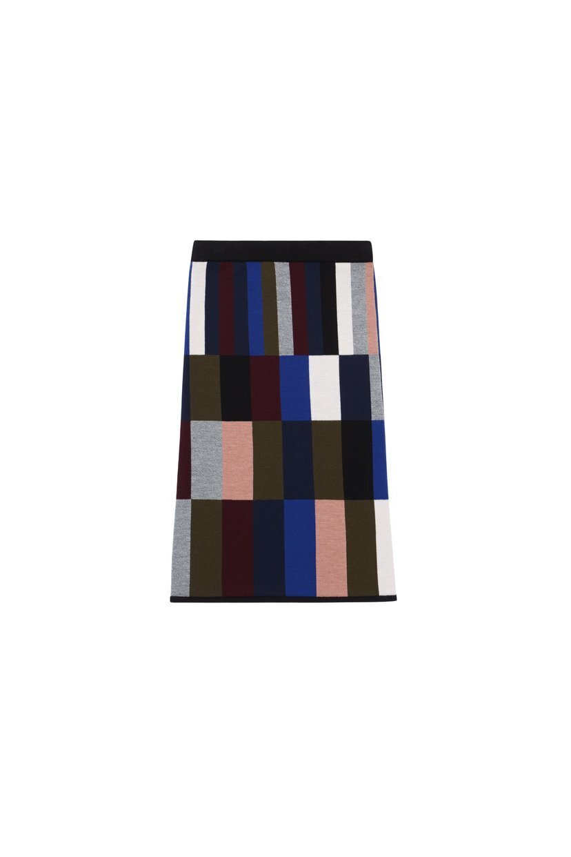 Victoria Beckham Border Trim Skirt