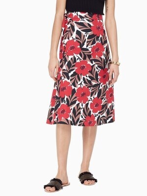 kate spade new york デザート ミューズ ポピー フィールド ラップ スカート