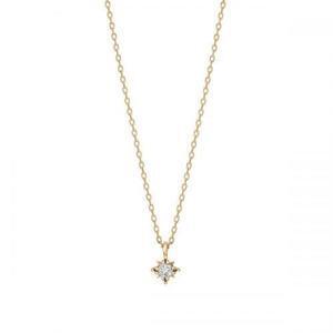 TAKE-UP TAKE-UP ONLINE SHOP/テイクアップ公式オンラインショップ / キラリホシ一粒ダイヤモンドネックレス 0. 04ct( YG)