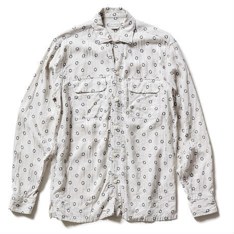 FILL THE BILL RAYON DOBBY STRIPE ITALIAN COLLAR SHIRTS