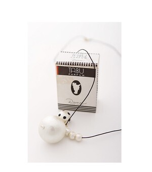 raffia Jewel Casket / Dot necklace