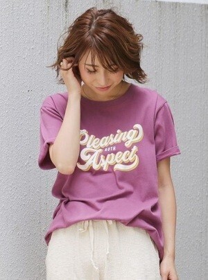 Ungrid ウォッシュロゴTee