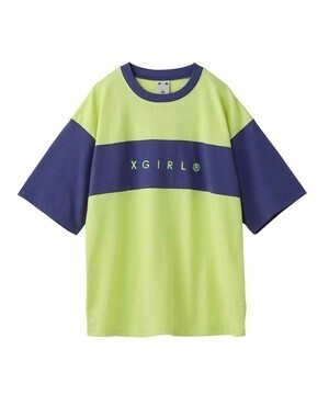 X-girl BI-COLOR TEE