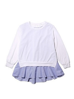 frunco ぺプラムブラウス×カットプルオーバーセット