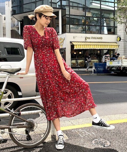 AMAIL AMAIL VINTAGE FLORET DRESS