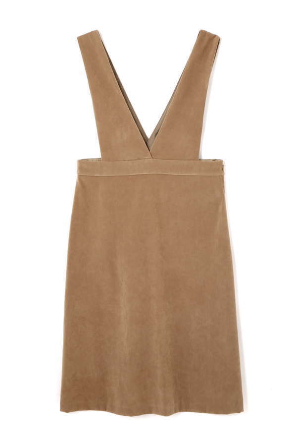 NATURAL BEAUTY BASIC 〈ウォッシャブル〉スエードタッチジャンスカ