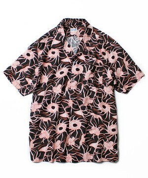 Schott HAWAIIAN SHIRT STRAW WORK