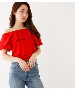 Avan Lily 2WAYフリルトップス