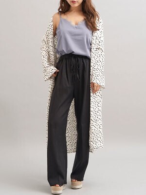 MINK TOKYO ドットシフォンロングガウン