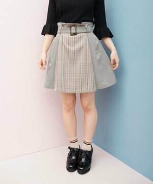 OLIVE des OLIVE パッチワークスカート