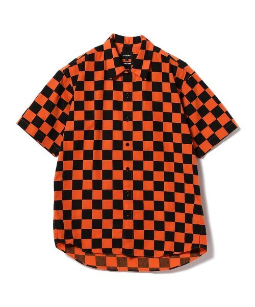 BEAMS チェッカーフラッグシャツ