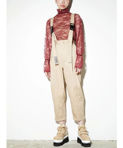 PAMEO POSE Suspender Taperd Pants