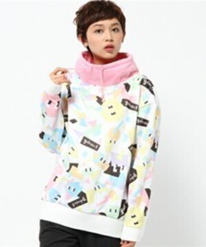 galaxxxy ピンボールクラッシュハイネックスウェット