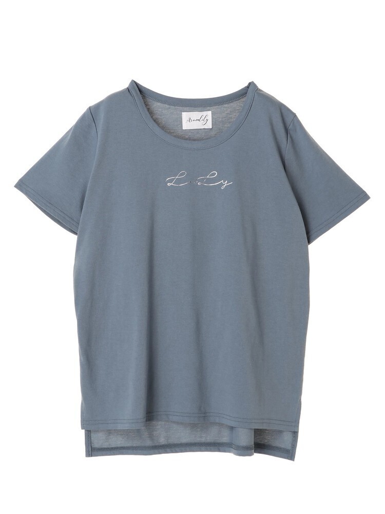 Arumlily コットンロゴTシャツ