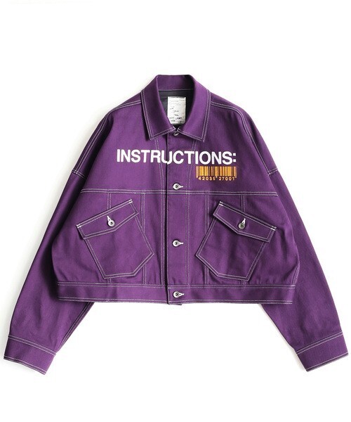 SHAREEF COLOR DENIM BLOUSON