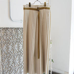 SHIROMA pleats wrap skirt