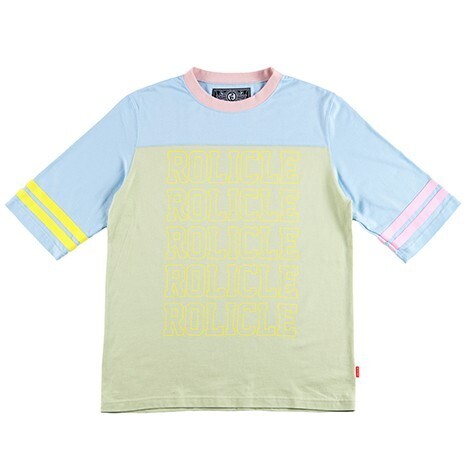 ROLLING CRADLE SWEET FOOTBALL TOP / Green-Blue
