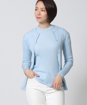MAISON TOKYO リブカーディガン