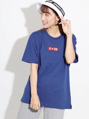 CONVERSE WEGO/CONVERSE別注BOX刺繍Tシャツ
