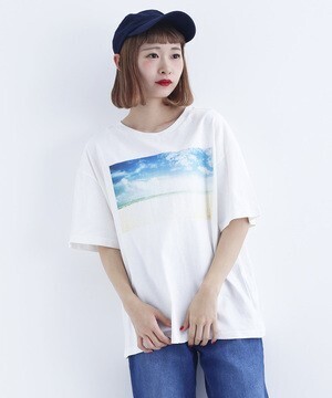 merlot 夏の思い出フォトTシャツ
