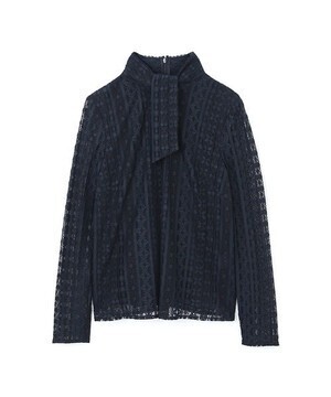 JILLSTUART ファナレース ボウタイブラウス