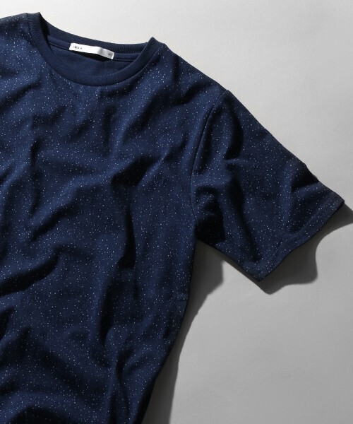 ikka マイクロスプラッシュプリントTシャツ