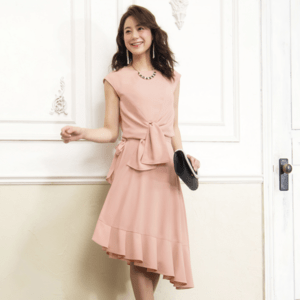 RUIRUE BOUTIQUE RUIRUE BOUTIQUE/【U648】/ウエストリボンワンピース&ラップスカート