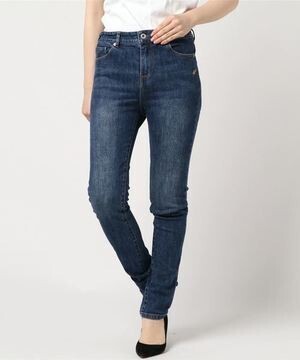 A BATHING APE APE HEAD SKINNY DENIM PANTS L