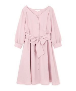 PROPORTION BODY DRESSING パール釦付きシャツワンピース