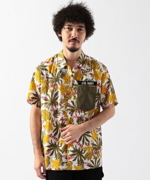 AVIREX S/S CUSTOM HAWAIIAN SHIRT