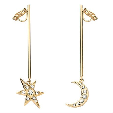 ADER.bijoux MOON and STAR stick pierce/earring