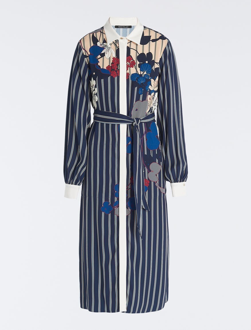 PENNYBLACK Printed twill shirt dress