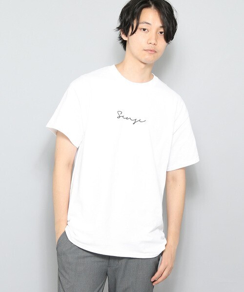 SENSE OF PLACE by URBAN RESEARCH スクリプトロゴTシャツ(5分袖)