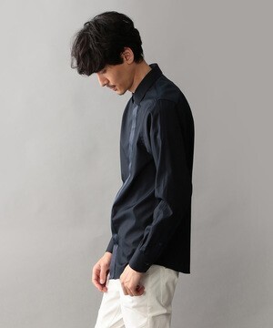 LOVELESS グリッターブロッキングシャツ