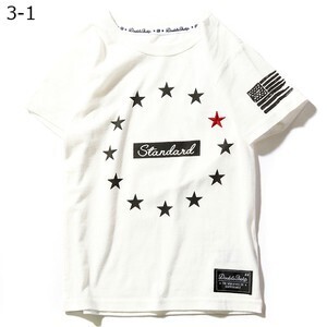 devirock スタープリント半袖Tシャツ