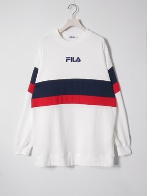 RETRO GIRL FILAバイカラーBigトレーナー