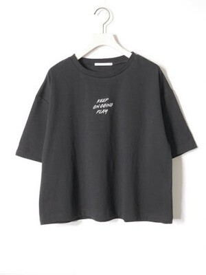 RETRO GIRL 刺繍ミニロゴTee