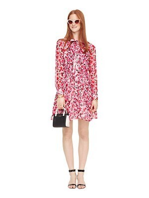 kate spade new york mini rose pleated shirtdress