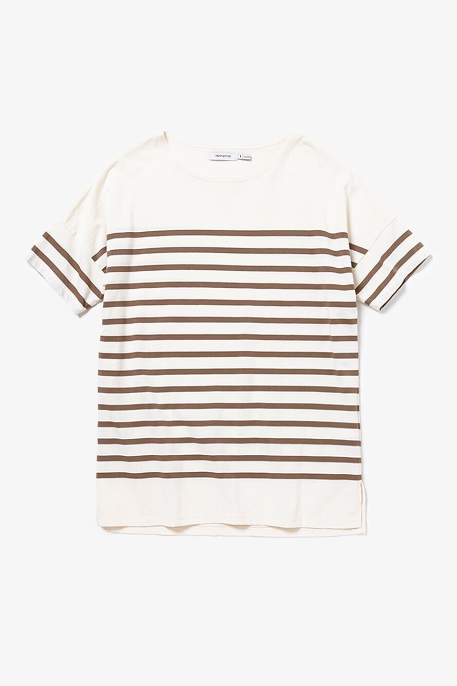 nonnative CLERK S/S TEE COTTON JERSEY BORDER