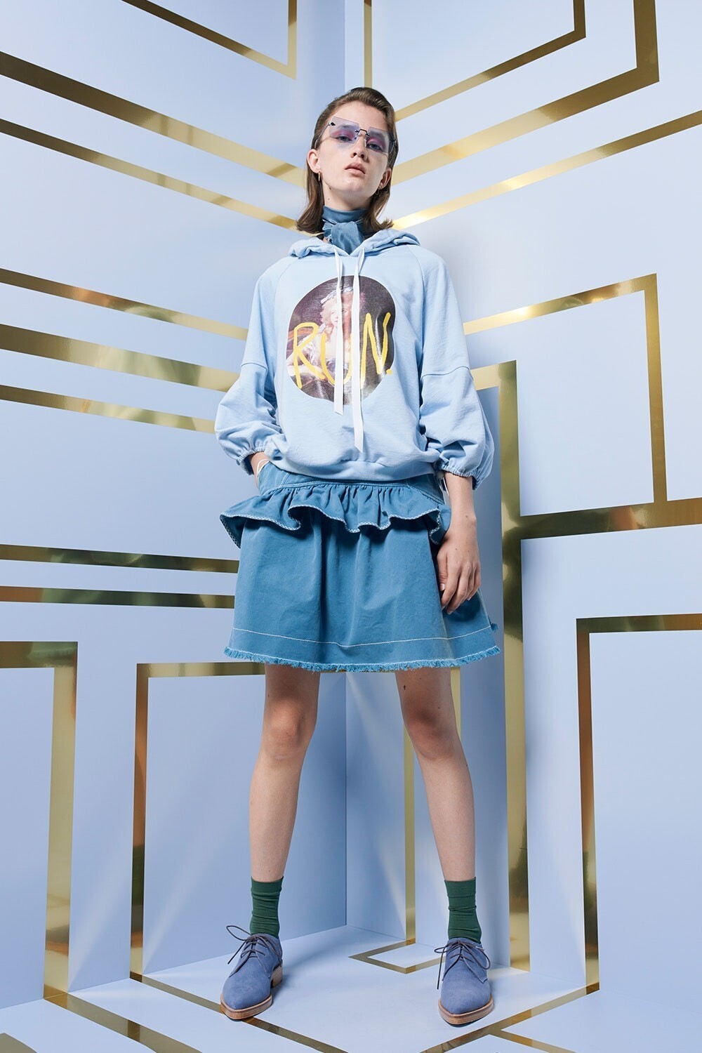 KAREN WALKER RUN HOODIE