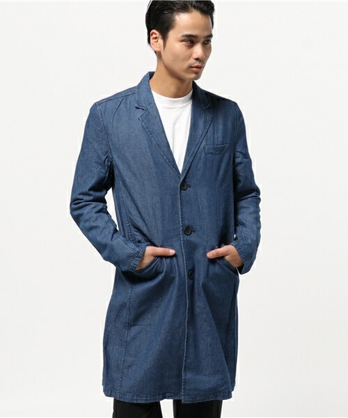 Right-on 【LOUXS UNION WORKS】デニムチェスターコート
