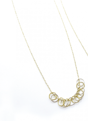 GOLDY 3170013 B プチ サークル チェーン ネックレス