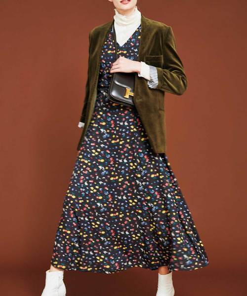 Shinzone FLOWER PRINT DRESS