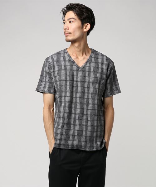 KATHARINE HAMNETT LONDON 【LAB】 CHECK JACQUARD / チェックジャガード