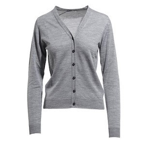JOHN SMEDLEY RIMINI WOMEN 長袖Vネックカーディガン