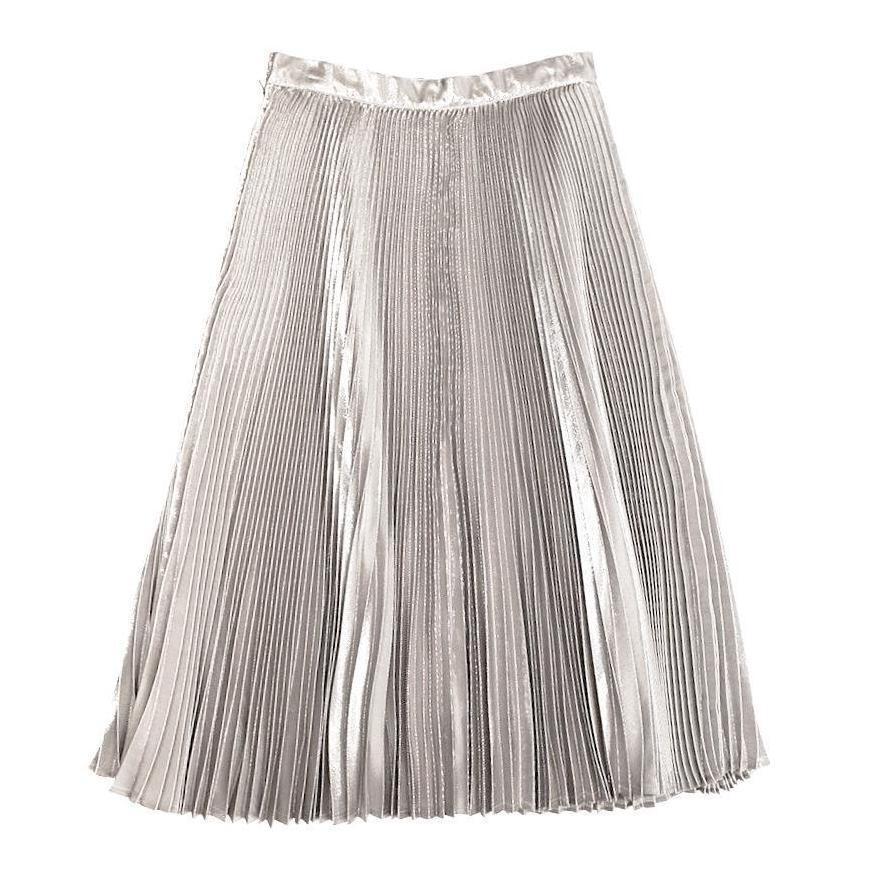 MURRAL SHINY PLEATS SKIRT
