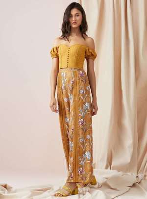 Finders Keepers Rotation Pant – Marigold Floral